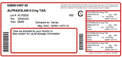 Alprazolam 0.5 (Alprazolam 0.5)